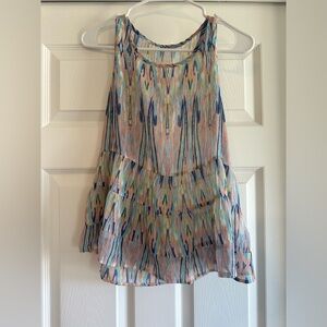 Boutique patterned tank top